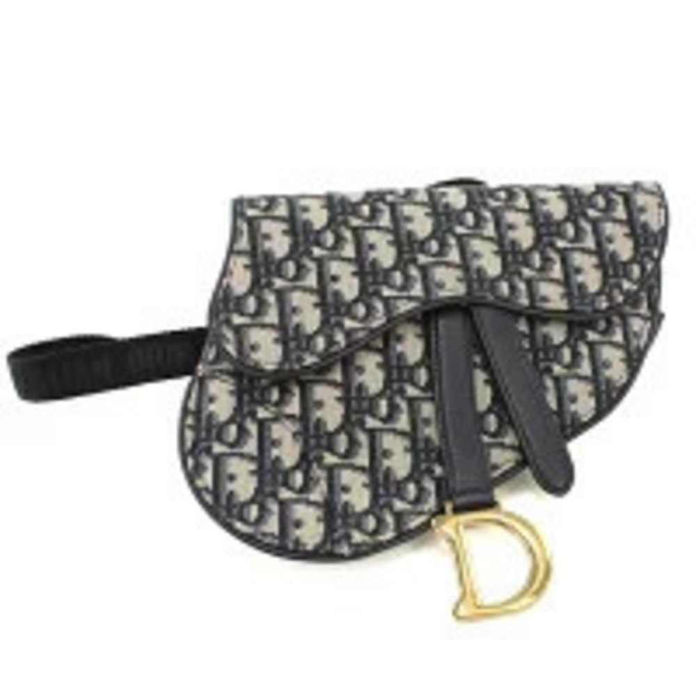 Christian Dior Body Bag Saddle Belt Navy Blue